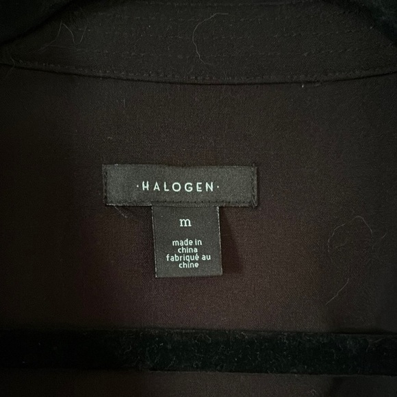 Halogen Black Women's Sleeveless Double-Breasted Trench Vest medium - Picture 2 of 16